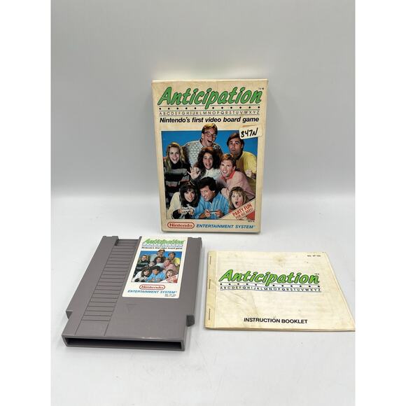 Anticipation NES Nintendo Complete CIB Authentic! Good Condition! Nice! - Picture 1 of 11